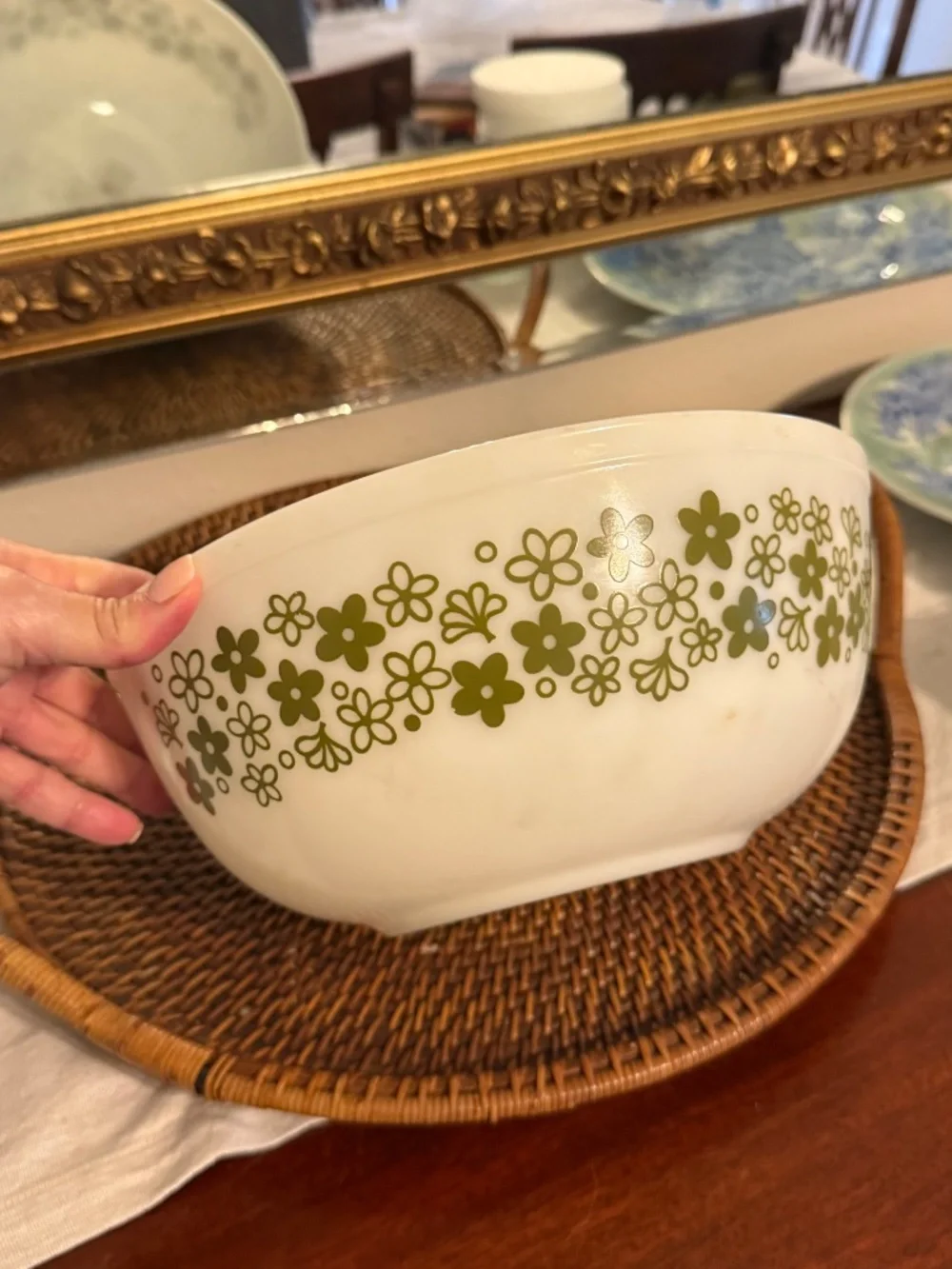 Spring Blosson (Crazy Daisy) Vintage Pyrex Mixing Bowls 404-401